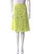 Versace Floral Print Knee-Length Skirt