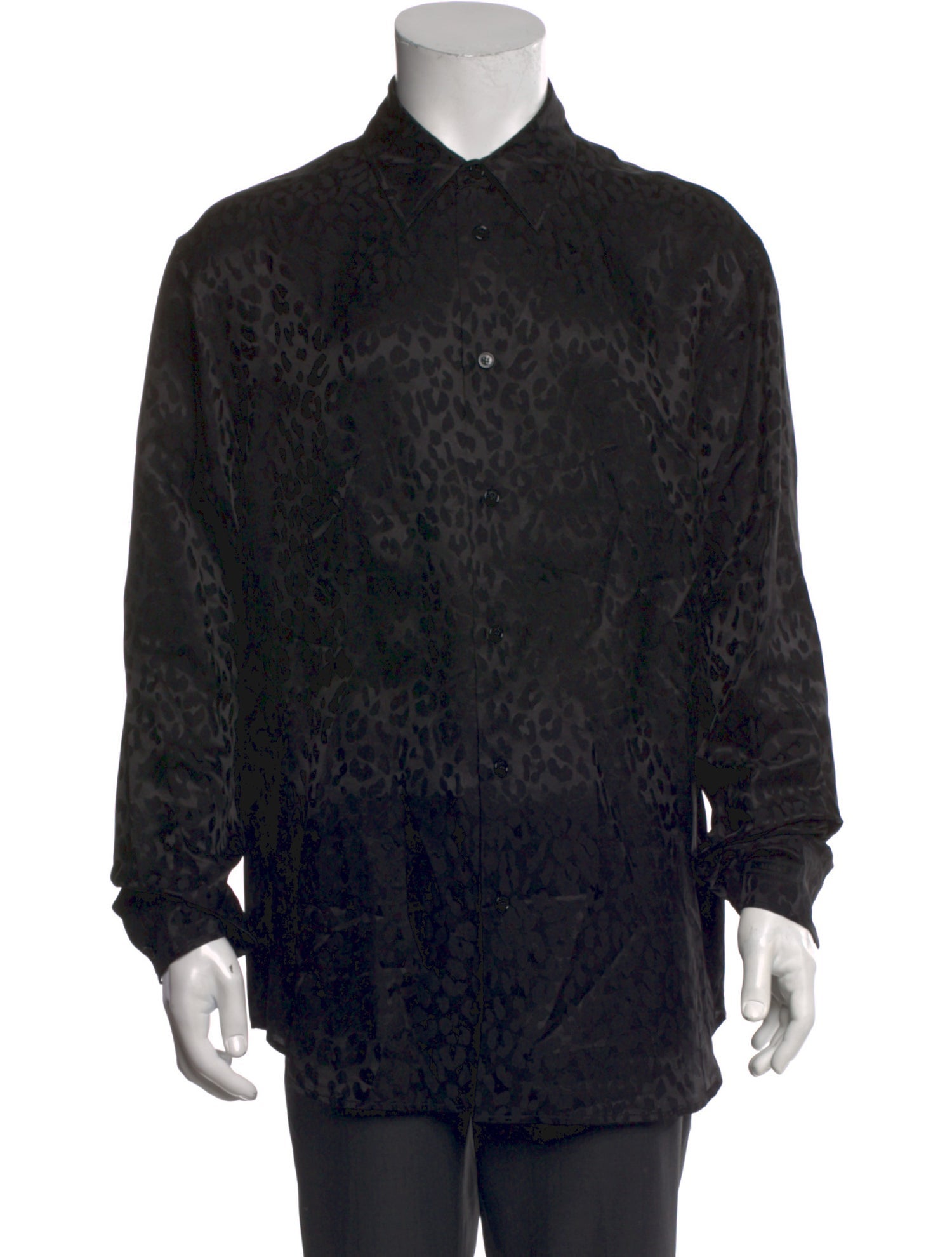 Versace Animal Print Long Sleeve Shirt w/ Tags