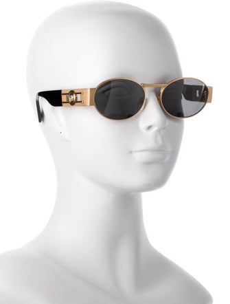 Versace Medusa Insignia Aviator Sunglasses