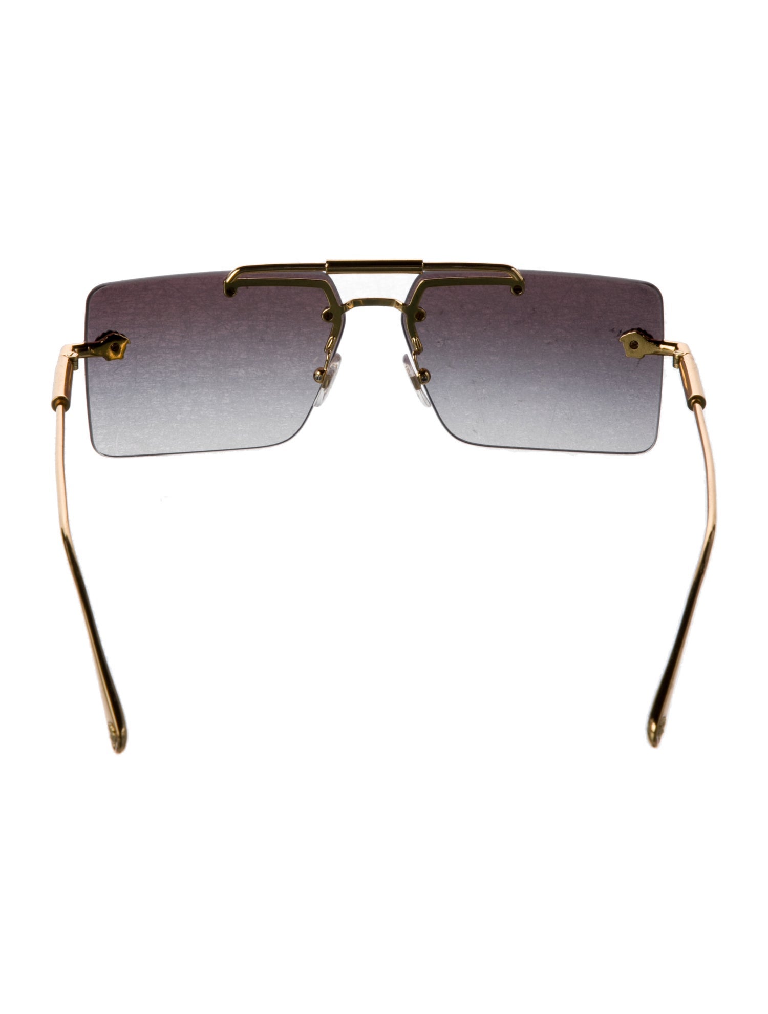 Versace Square Gradient Sunglasses