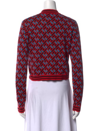 Versace Printed Crew Neck Sweater