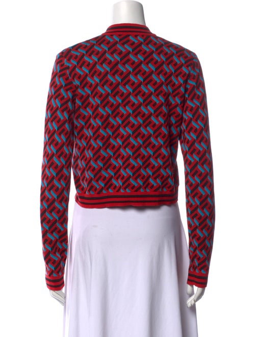 Versace Printed Crew Neck Sweater