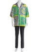 Versace Silk Paisley Print Shirt