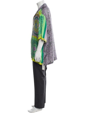 Versace Silk Paisley Print Shirt