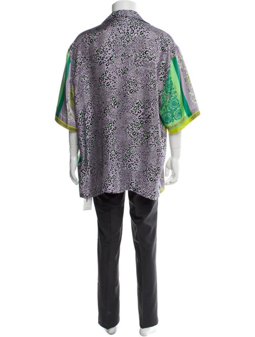 Versace Silk Paisley Print Shirt