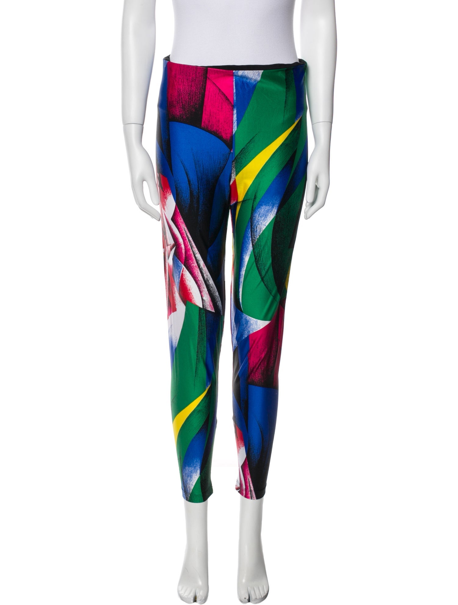 Versace Printed Skinny Leg Pants