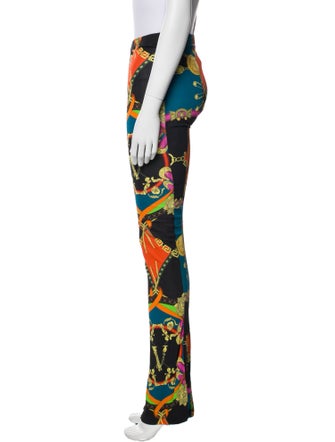 Versace Printed Straight Leg Pants