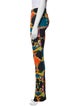 Versace Printed Straight Leg Pants