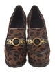 Versace Medusa Insignia Ponyhair Pumps