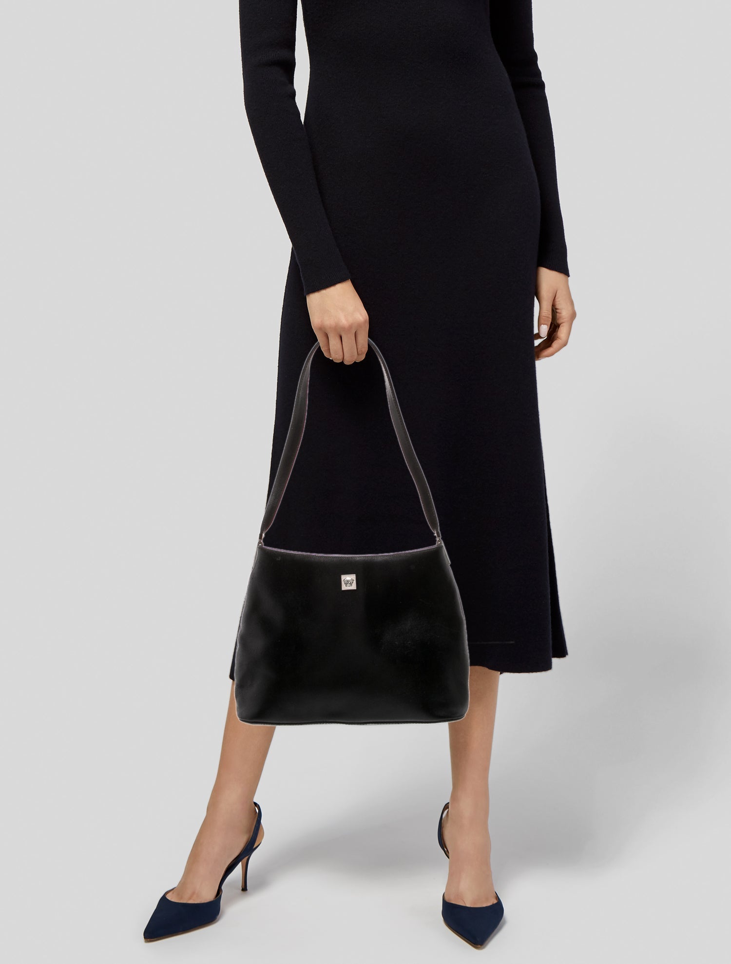 Versace Nylon Shoulder Bag