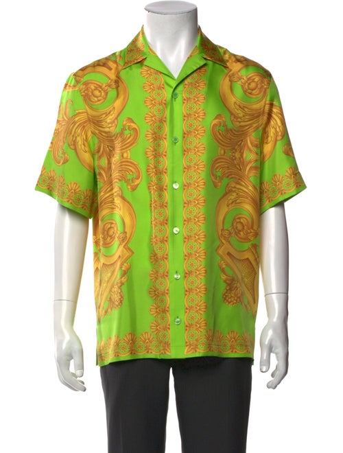 Versace Silk Printed Shirt