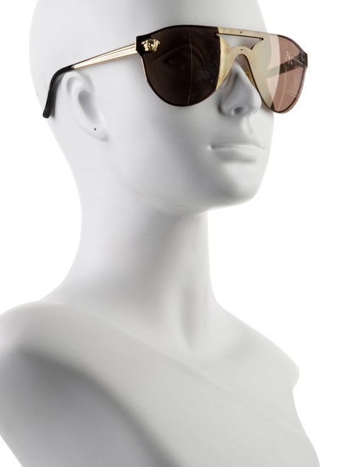 Versace Medusa Insignia Shield Sunglasses