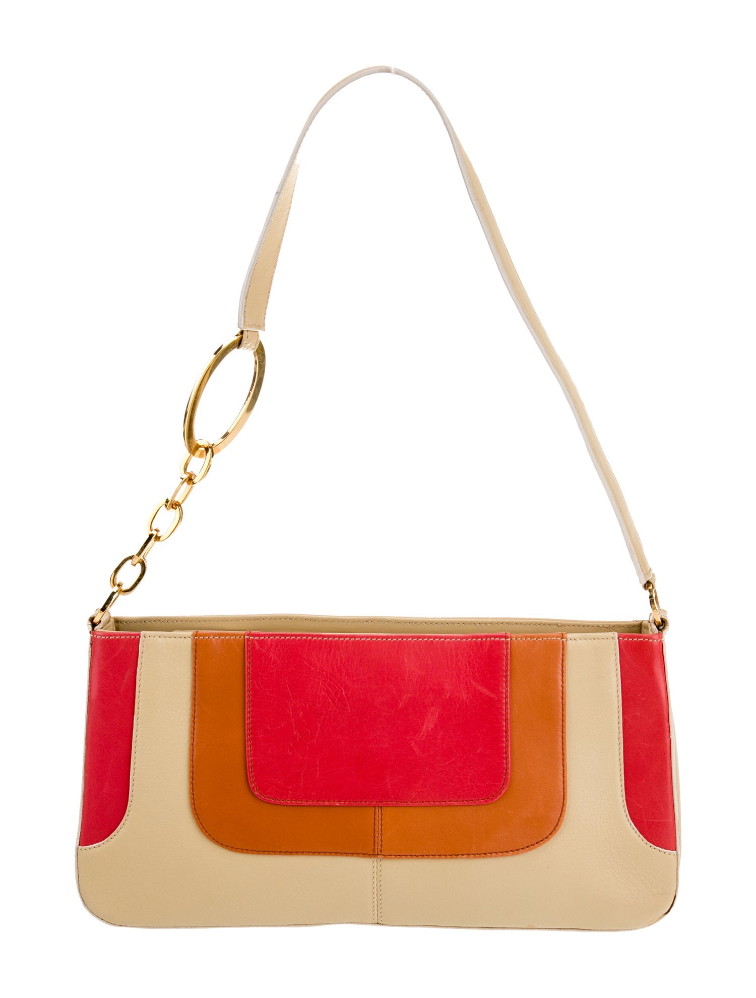 Gianni Versace Leather Shoulder Bag