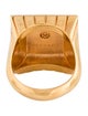 Versace Medusa Square Raised Cocktail Ring
