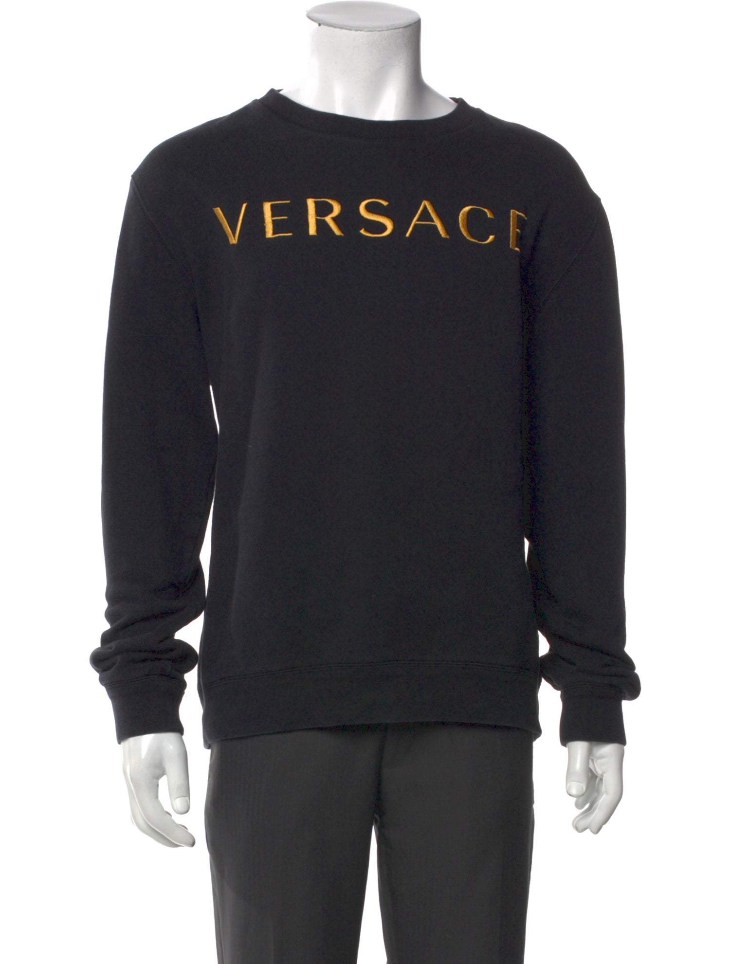 Versace Medusa Insignia Crew Neck Sweatshirt