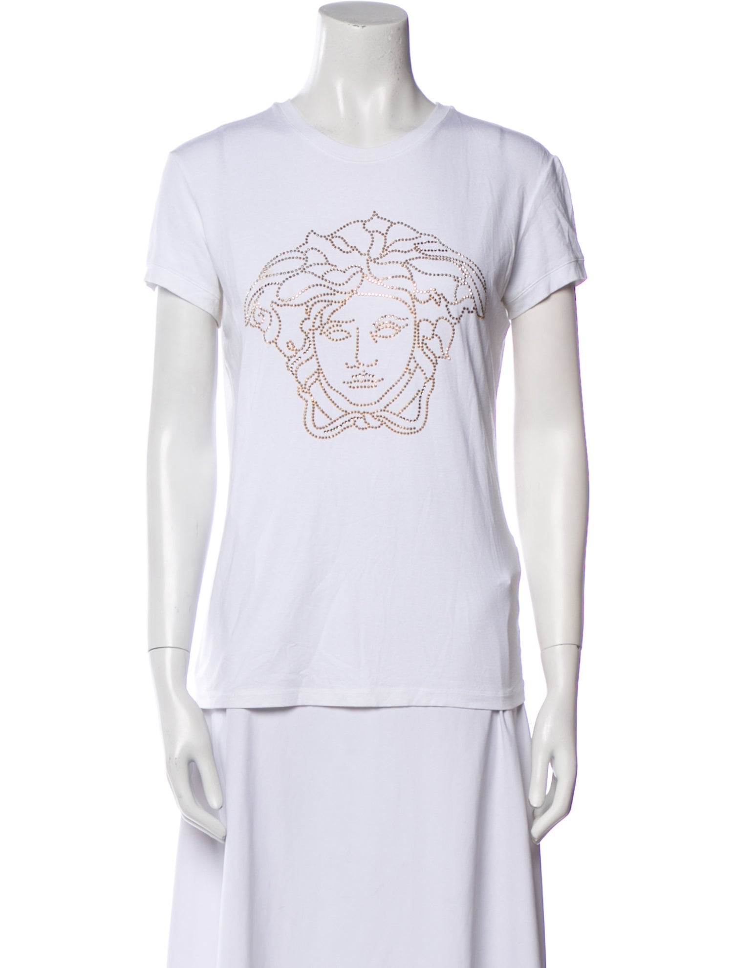Versace Graphic Print Crew Neck T-Shirt