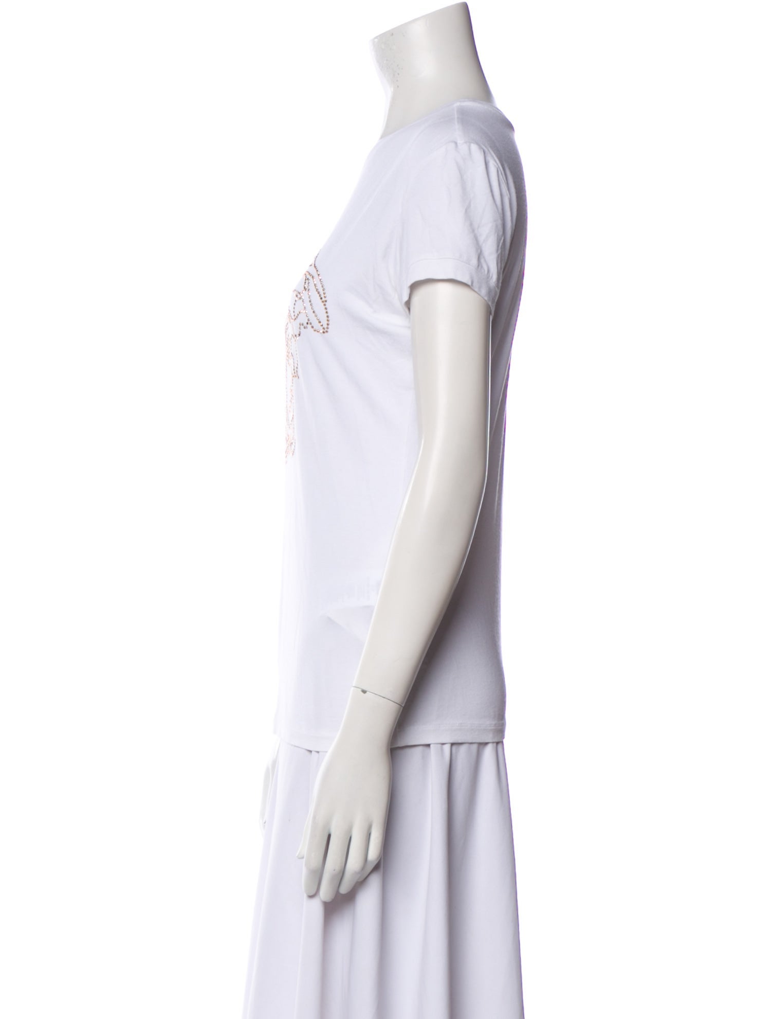 Versace Graphic Print Crew Neck T-Shirt