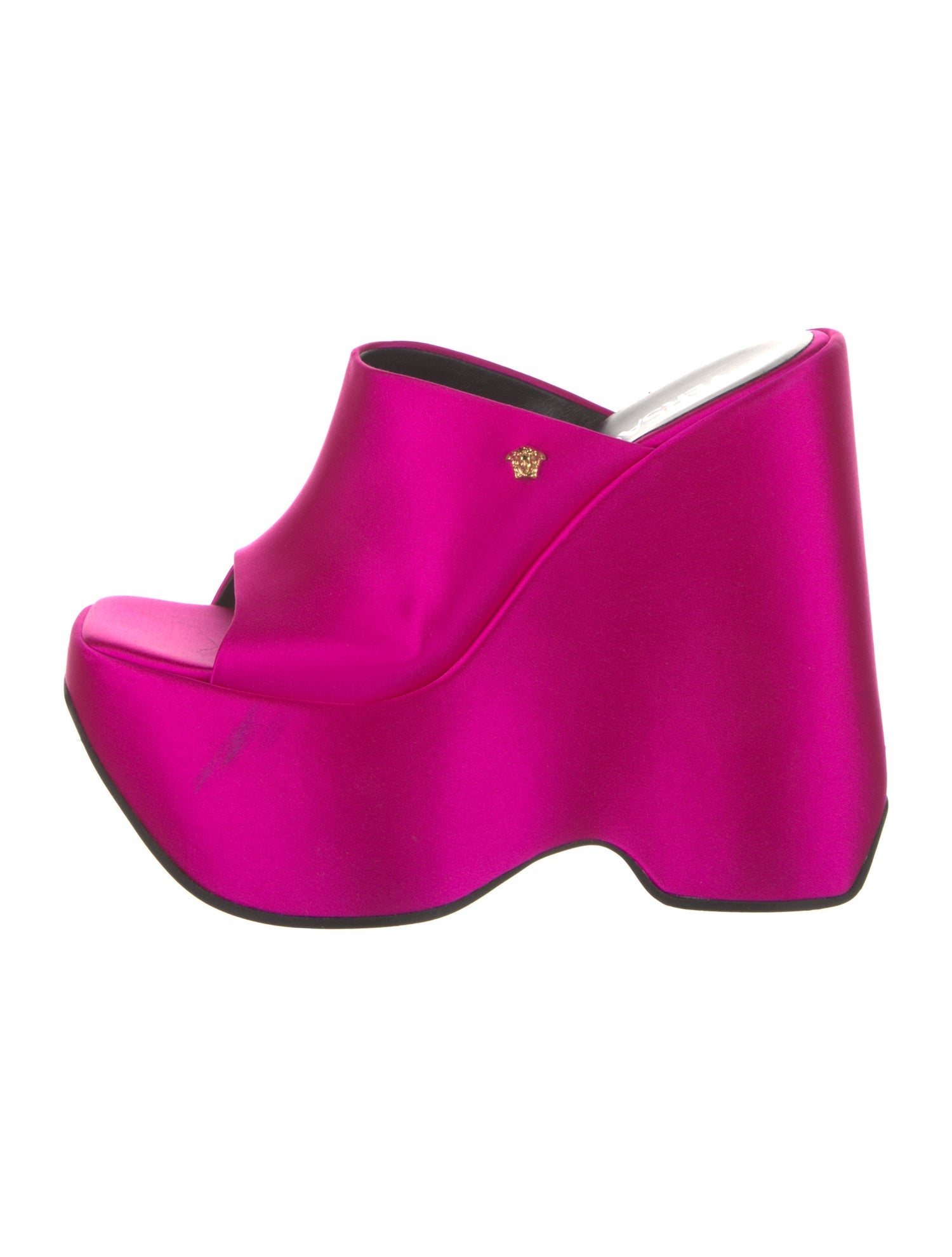 Versace Satin Slides