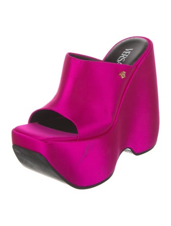 Versace Satin Slides