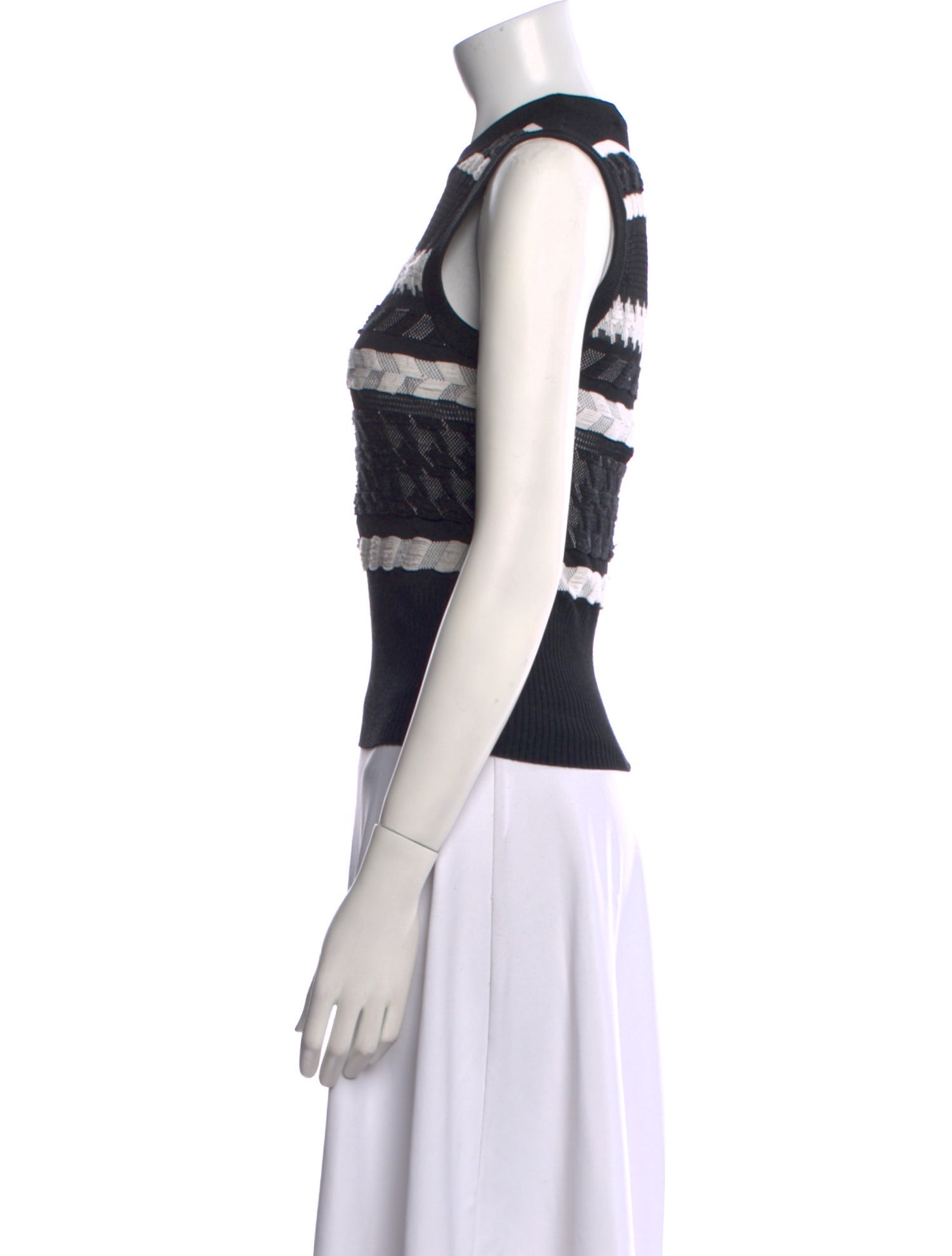 Versace Striped Crew Neck Sweater