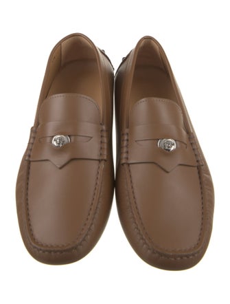 Versace Leather Loafers