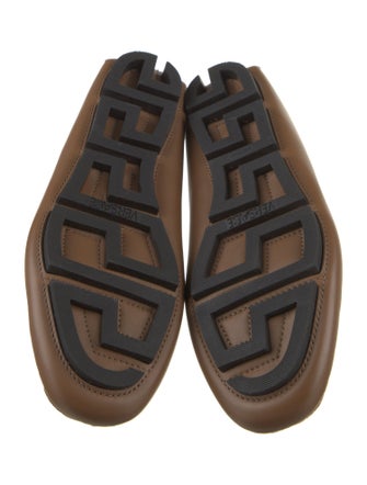 Versace Leather Loafers