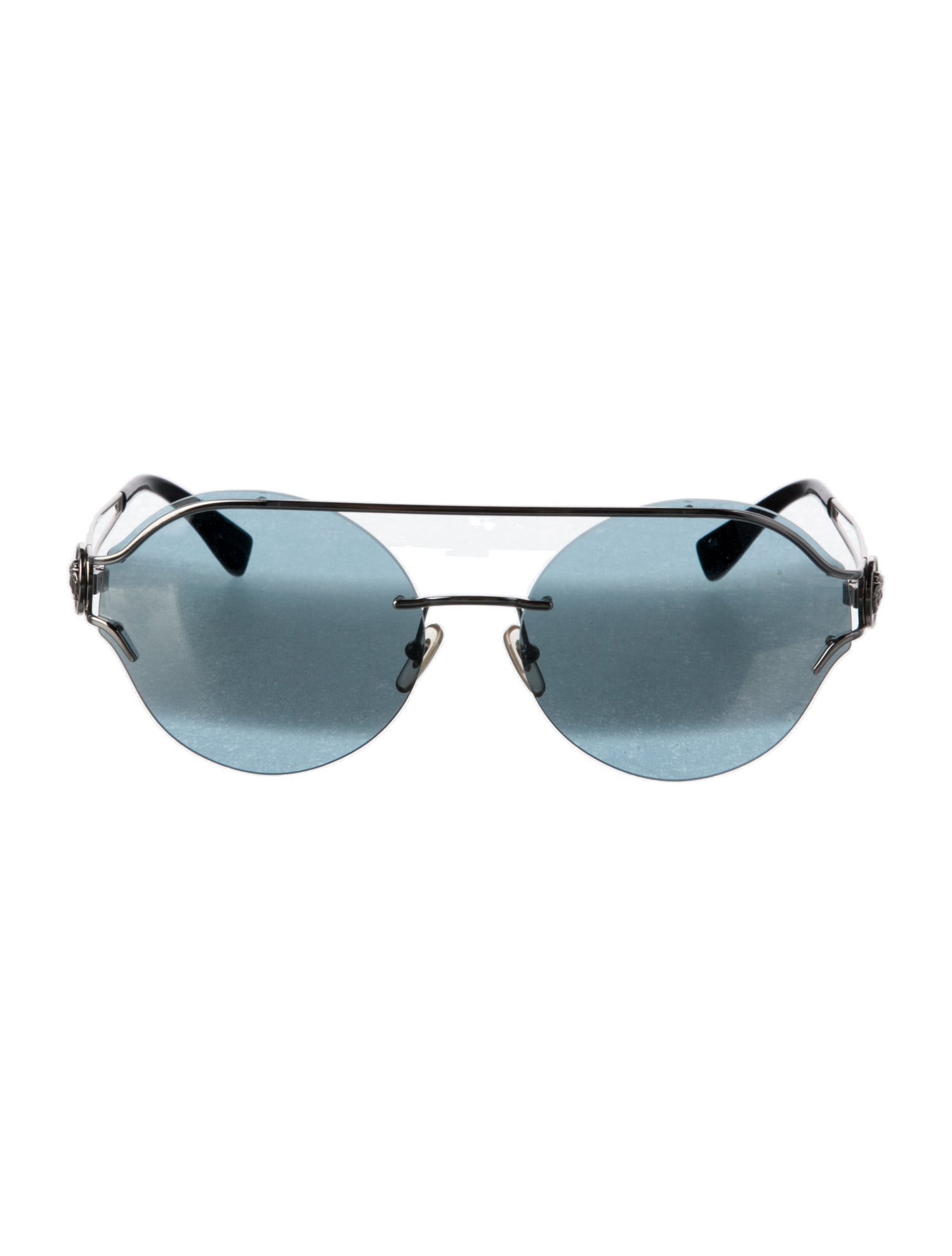 Versace Aviator Mirrored Sunglasses