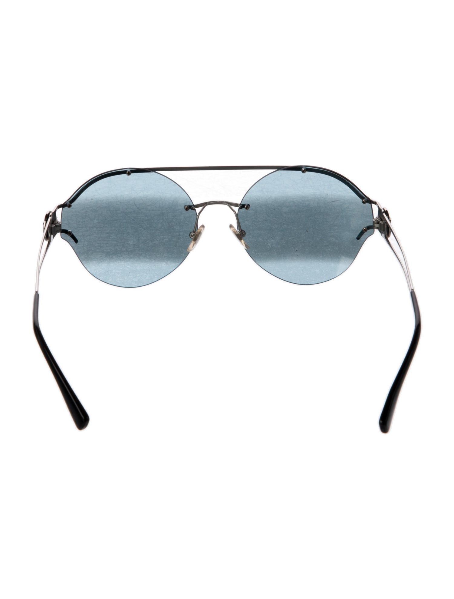 Versace Aviator Mirrored Sunglasses