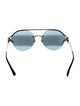 Versace Aviator Mirrored Sunglasses