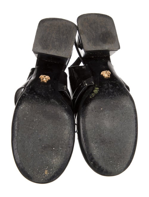 Versace Patent Leather Slingback Flats