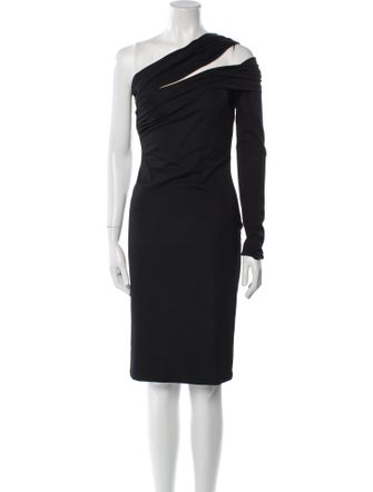 Versace Silk Knee-Length Dress