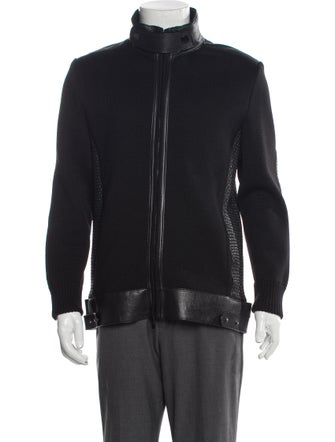 Versace Wool Moto Jacket