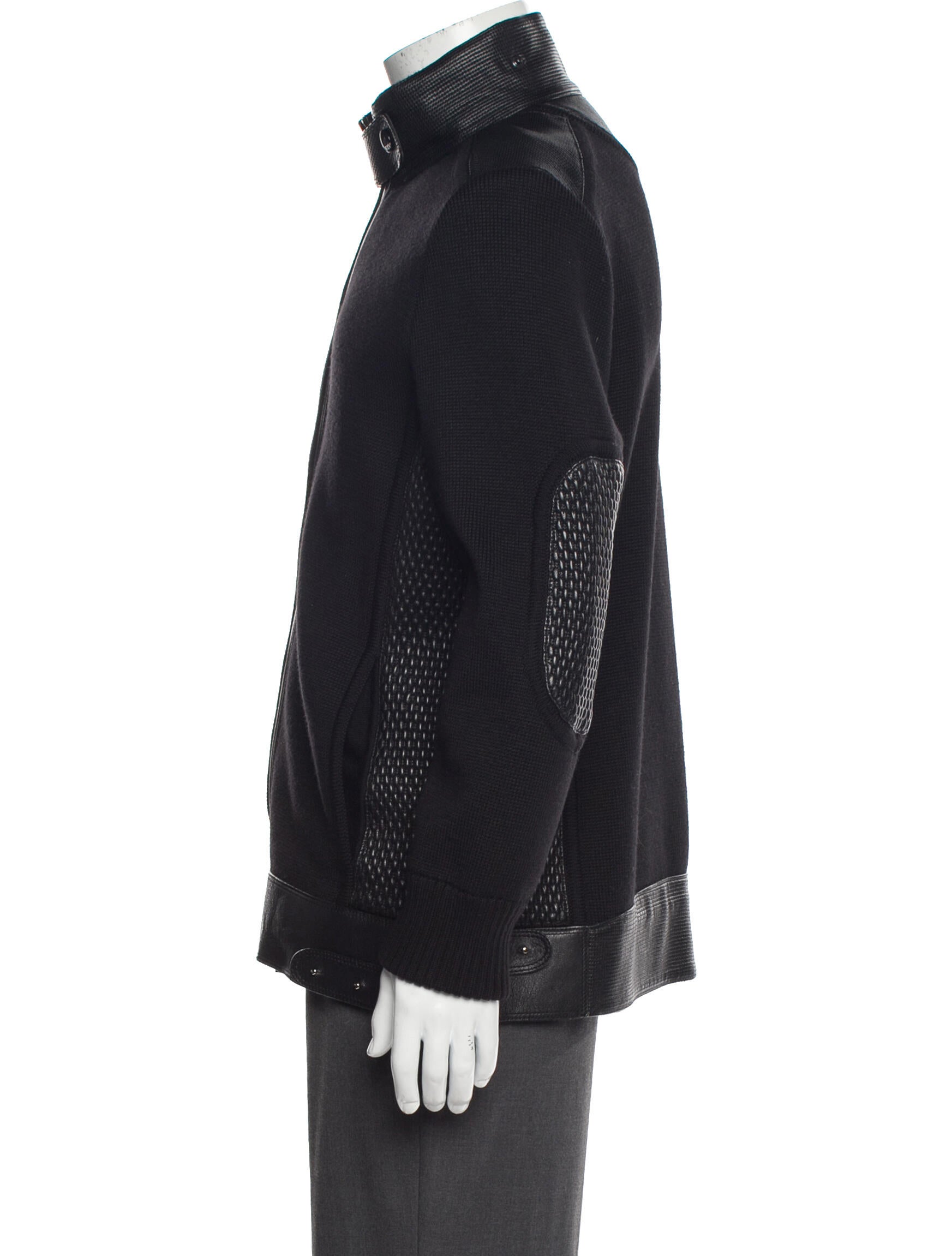 Versace Wool Moto Jacket