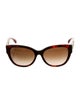 Versace Cat-Eye Gradient Sunglasses