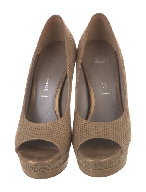 Versace Suede Pumps