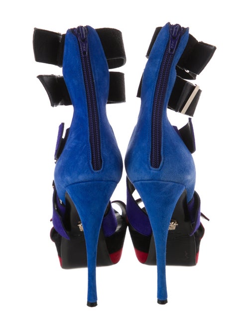 Versace Suede Gladiator Sandals