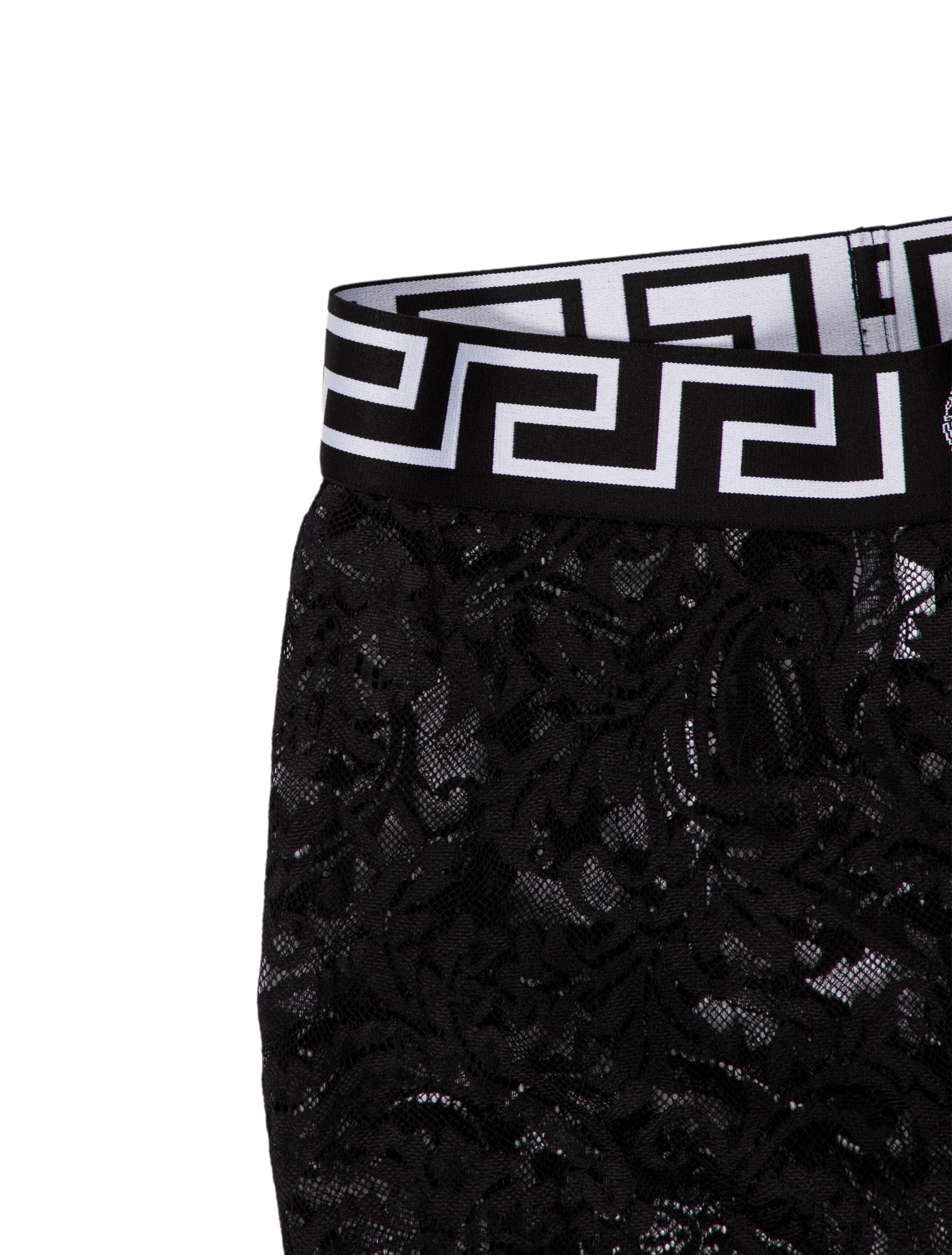 Versace Nylon Skinny Leg Pants