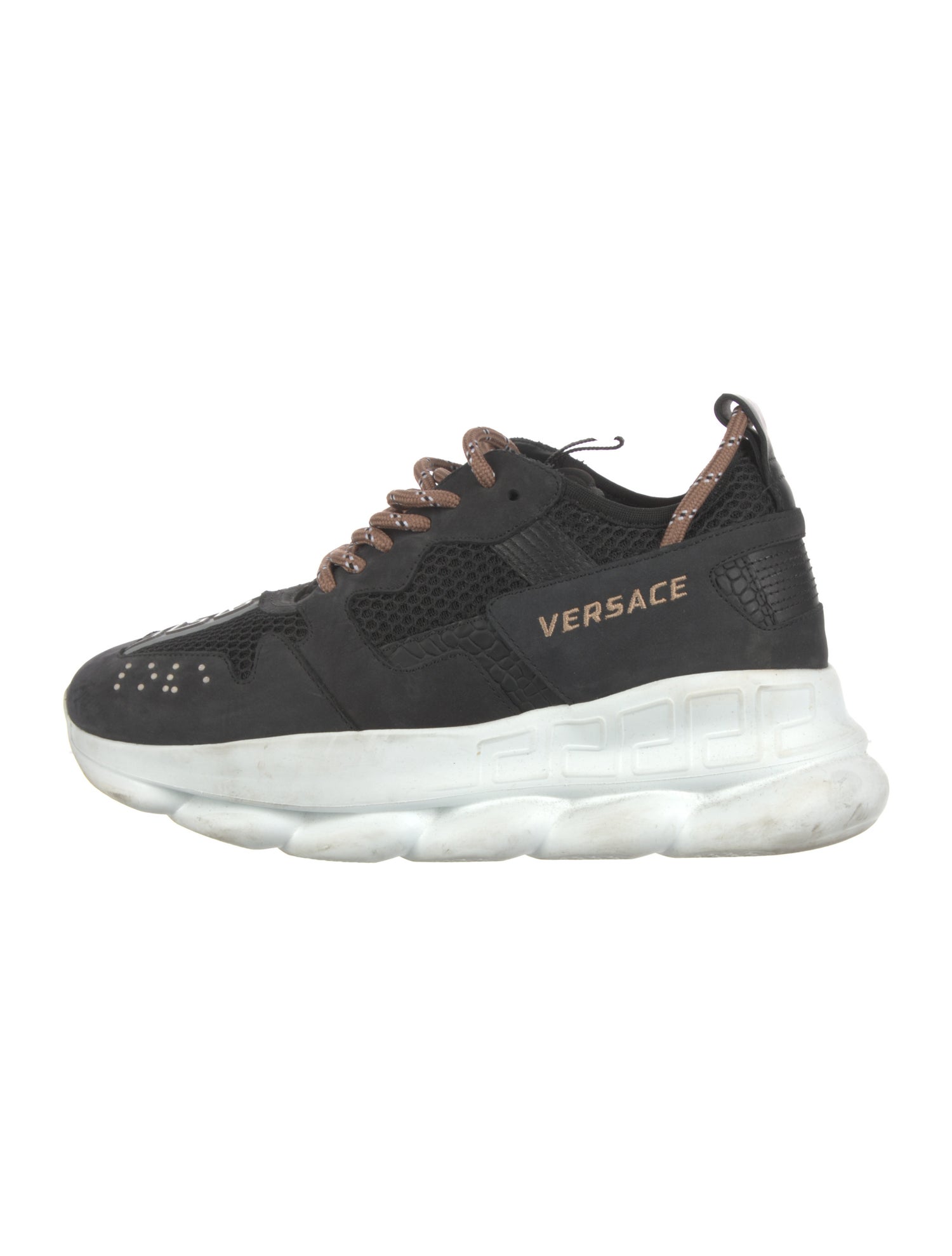 Versace Mesh Printed Chunky Sneakers