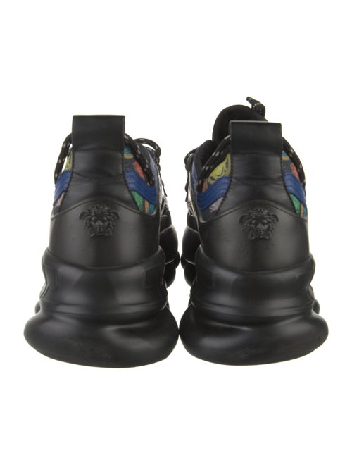 Versace Leather Printed Chunky Sneakers
