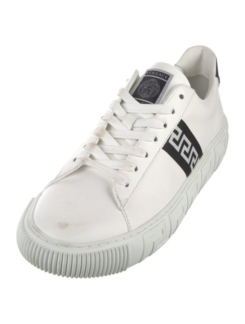 Versace Medusa Insignia Leather Sneakers