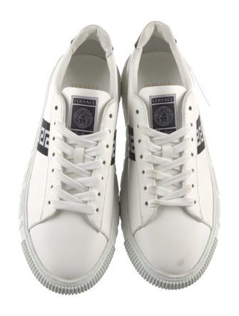Versace Medusa Insignia Leather Sneakers