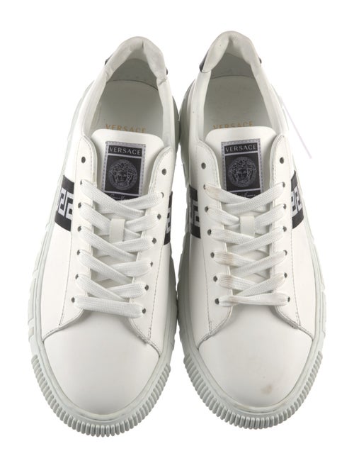 Versace Medusa Insignia Leather Sneakers