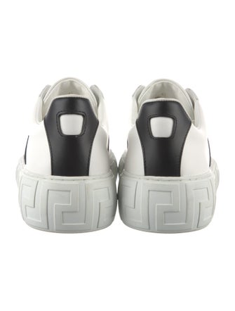 Versace Medusa Insignia Leather Sneakers