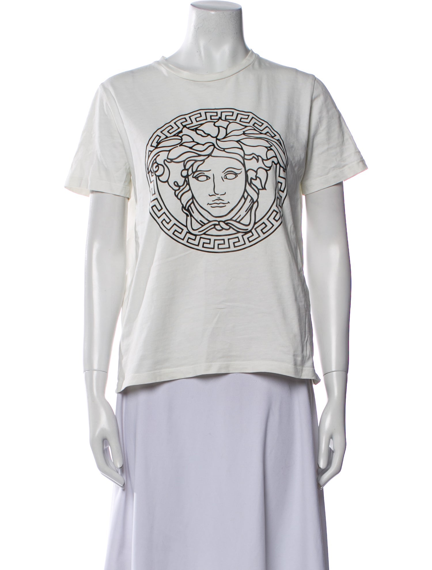 Versace Graphic Print Crew Neck T-Shirt