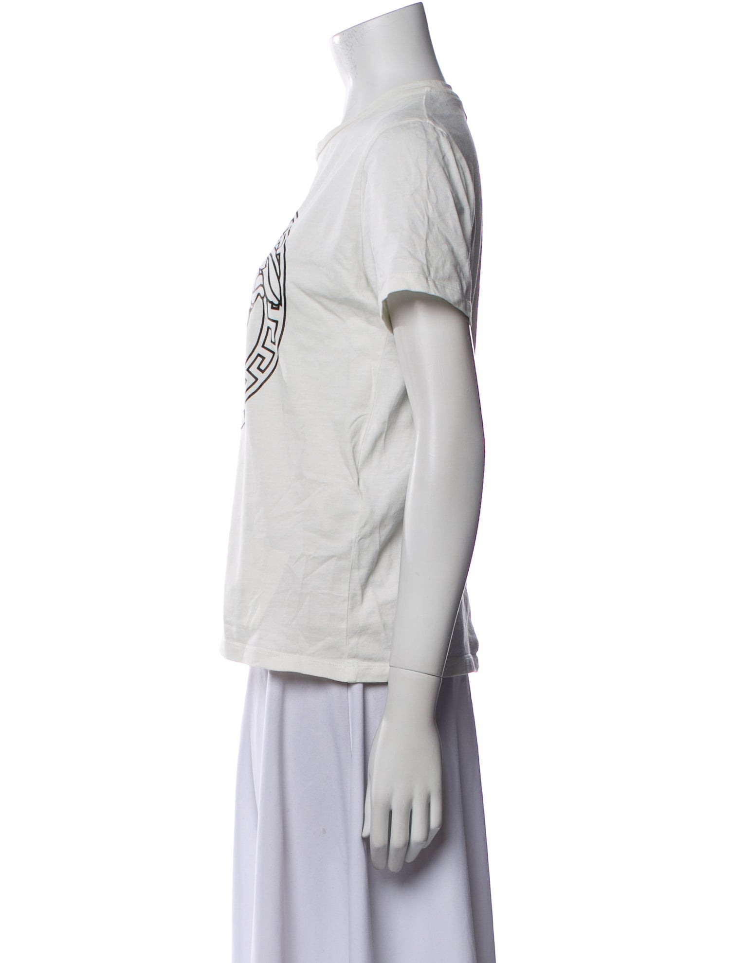 Versace Graphic Print Crew Neck T-Shirt