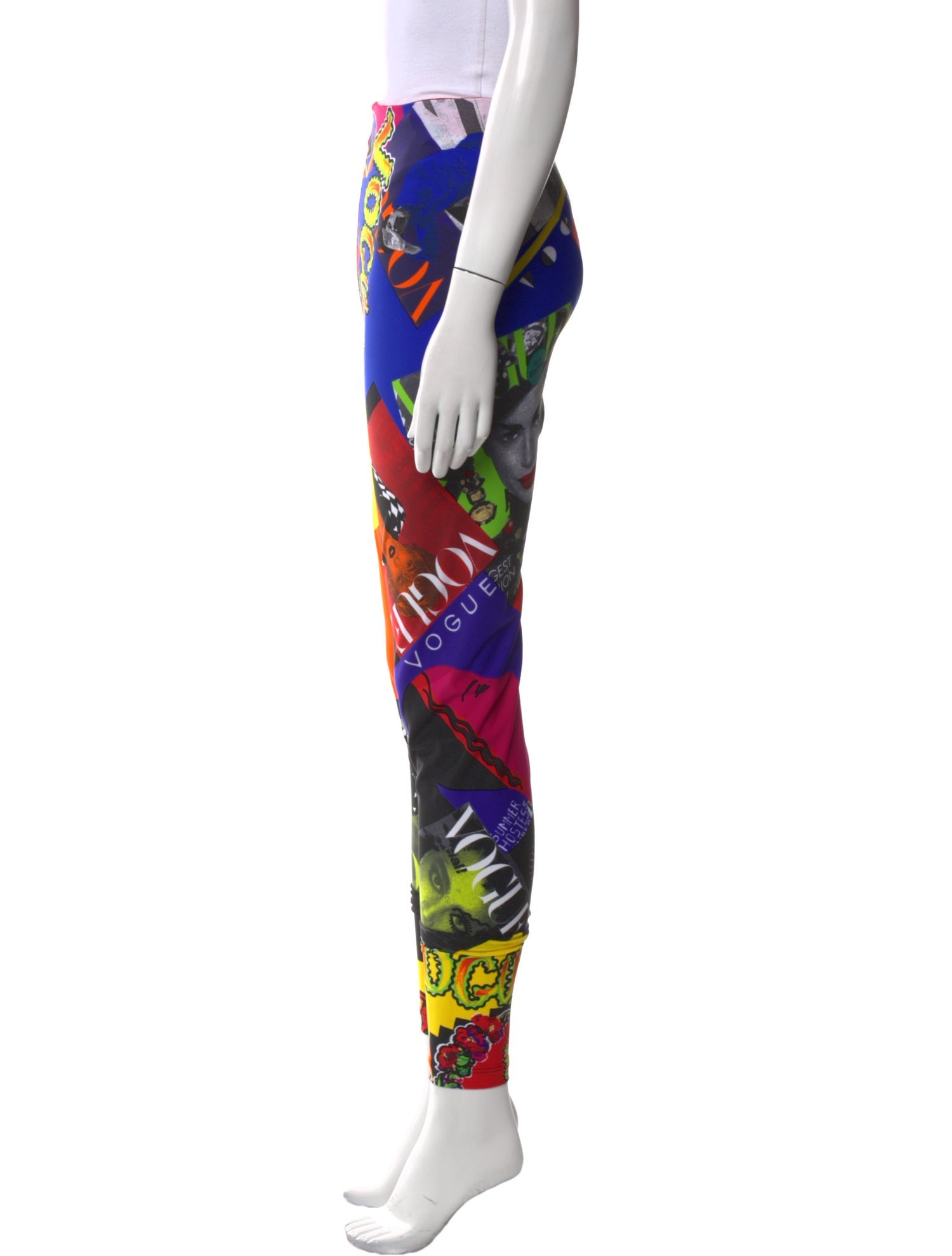 Versace Printed Skinny Leg Pants