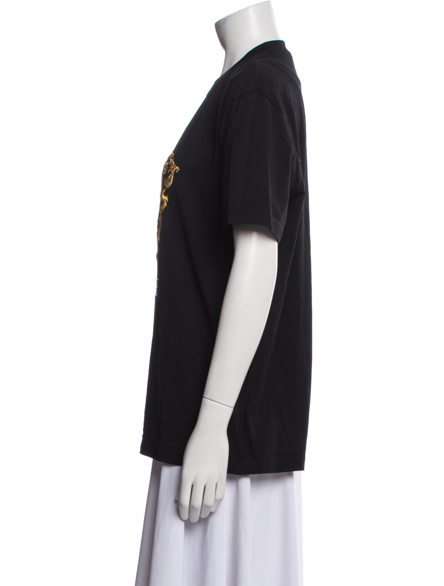 Versace Graphic Print Crew Neck T-Shirt