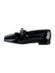 Versace Medusa Insignia Patent Leather Mary Jane Flats