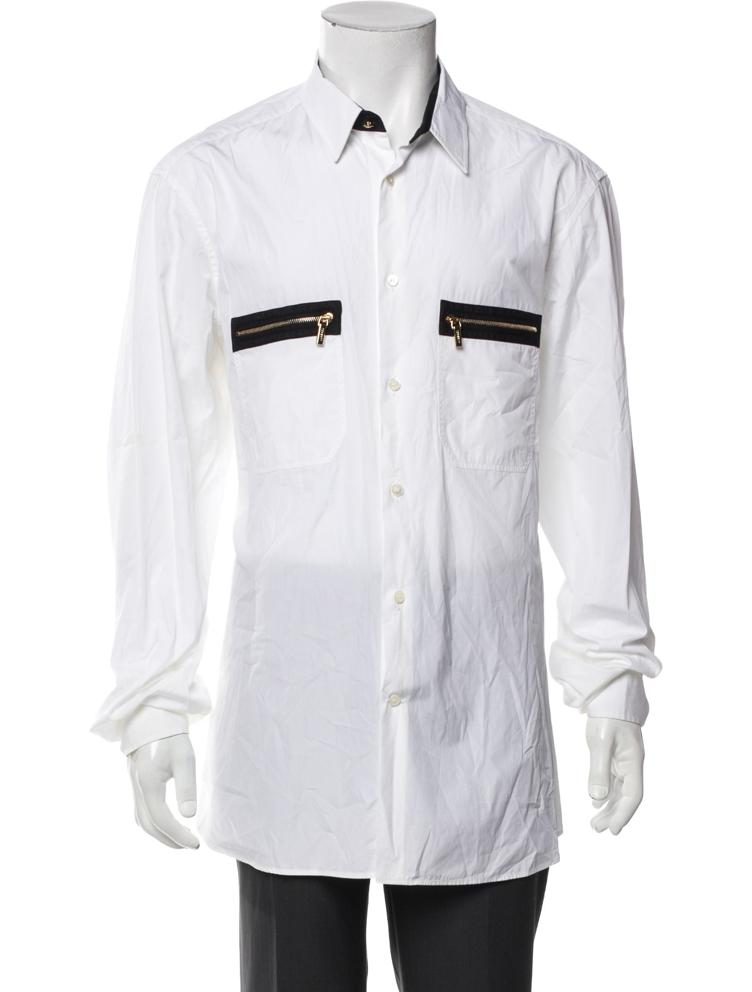 Versace Medusa Insignia Long Sleeve Shirt