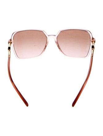 Versace Square Tinted Sunglasses